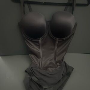 Shapewear Size 36 D MAIDENFORM Ultra Support Elegant Black Women's Bodysuit